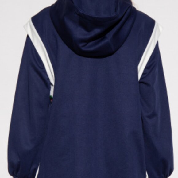 GUCCI Track Jacket/Sweatshirt with Detachable Sleeves size M OVERSIZED NWT - Picture 3 of 9
